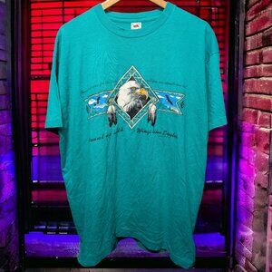 Eagle USA Vintage Fruit of the Loom Single Stitch T-Shirt, X-Large